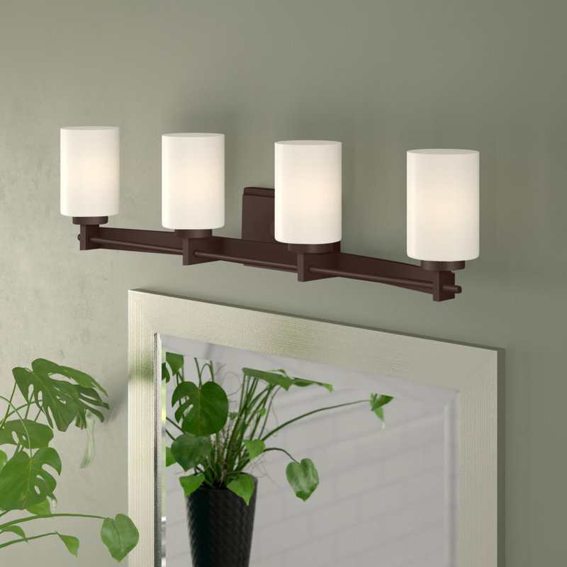Éclairage pour meuble-lavabo à intensité variable Biller, Bronze occidental