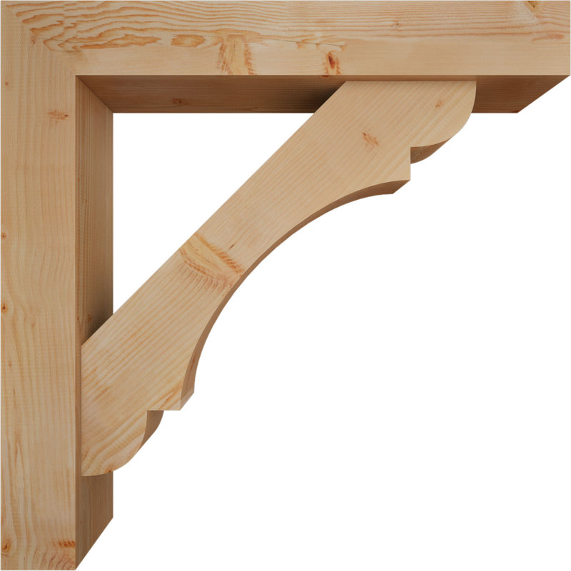 Support de bloc olympique avec entretoise décalée, 42 x 42, Sapin Douglas de l 7 1/2 (lisse)
