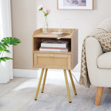 Croswell 15'' W Metal Nightstand
