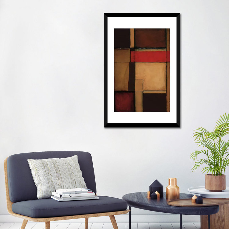 « gateways ii », reproduction d’art sur toile, H 32 po x l 24 po x P 1 po, Papier d'art encadré noir, Blanc