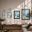 Mediterranean Seascape Coastal - Print-439135251-439135249