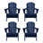 Laguna HDPE Folding Adirondack Chair-153412314