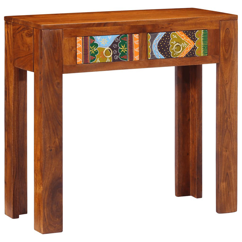 80cm Solid Wood Console Table