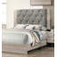 Lit plateforme touffeté-243115922