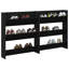 Wall Shoe Cabinets With Shelf 2 Pcs Engineered Wood-487293028