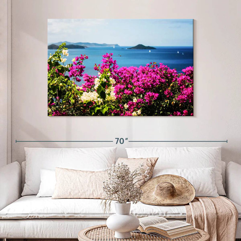 Fleurs de plage Harnek, H 32 po x l 48 po