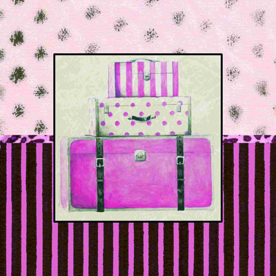 " Pink Suitcases "