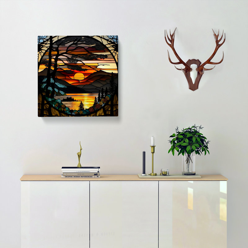 Modern Wall Art - Wrapped Canvas, 50cm H x 50cm W