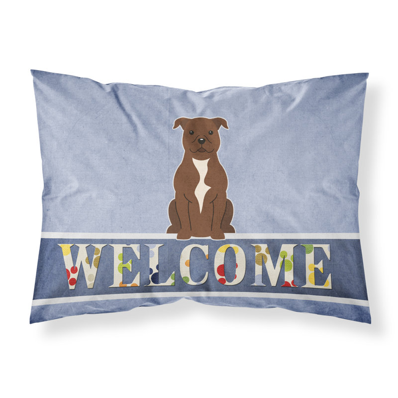 Microfiber, Chocolate Staffordshire Bull Terrier