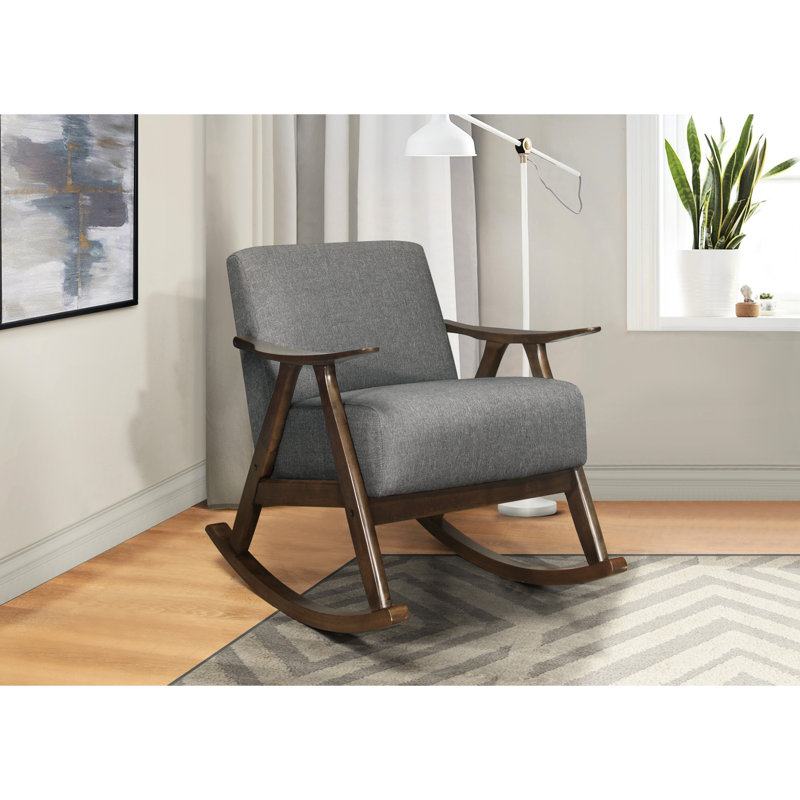 Fauteuil à bascule Modern Living, Gris