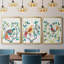 Toile encadrée de qualité supérieure Whitty Bird II - prête à être accrochée-69983137-69983138