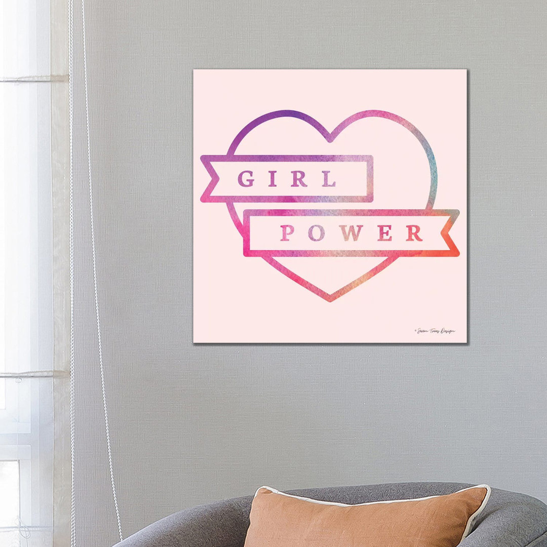 Girl Power IV von Seven Trees Design - Galerie-verpackte Leinwand Giclée auf Leinwand