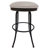 Swivel Upholstered Counter Stool with Metal Frame-27796881-48366674-48366676