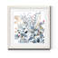 Indigo et ocre I - Toile encadrée de qualité supérieure - Prêt à accrocher - Reproduction encadrée-2006844755-1939987531-1939931371