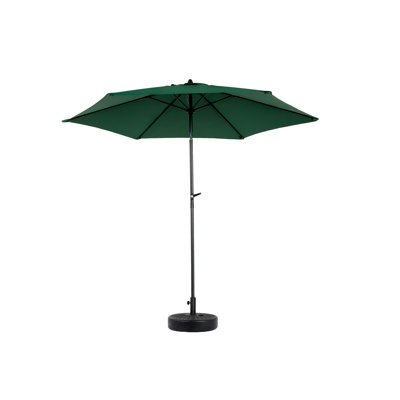 Outdoor Patio Umbrella Outdoor Table Umbrella With Push Button Tilt And Crank, Market Umbrella 6 Sturdy Ribs, Deck, Backyard, Pool (Base Not Included)