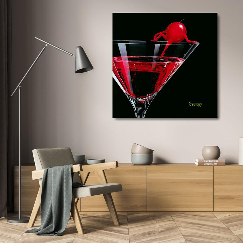 Cherry Cosmo, 20" H x 20" W