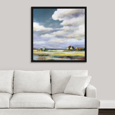 " Countryside View II " by Sydney Edmunds Watercolor and Acrylic Painting