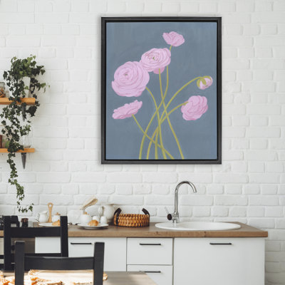 Cadre flottant Dusty Posies Botanicals, design par Grace Popp