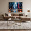 Cities Hong Kong Grey Canvas Wall Art-408880453