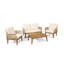 CHAT ENSEMBLE_TABLES ET CAFÉ ET 2 CHAISES CLUB