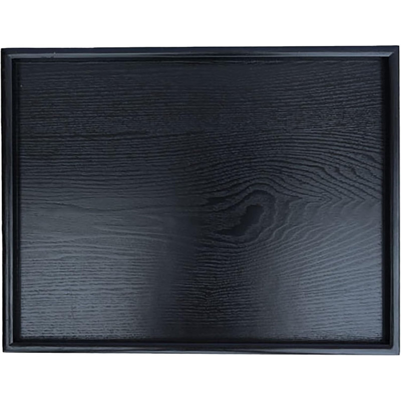 Très grand plateau de service en bois massif 16 x 11 pouces