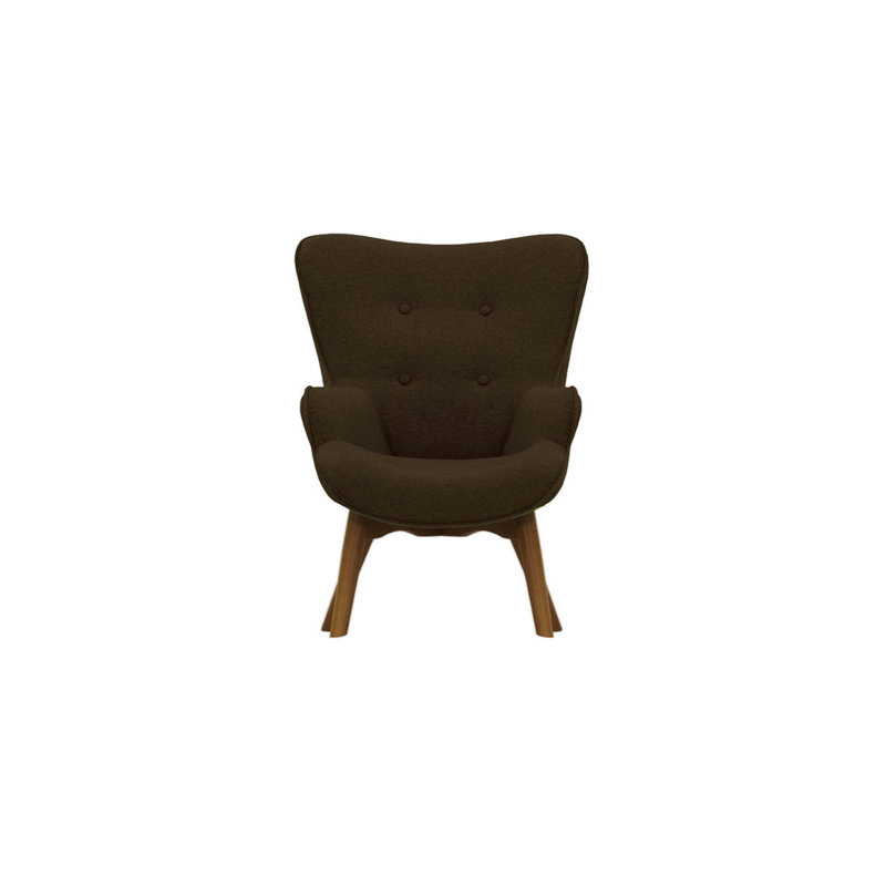Wimbled Children's Club Chair, Brown/Dark Oak