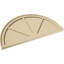 Demi-rond signature fronton en uréthane, brun clair apprêté-103268827-113221389-113057099
