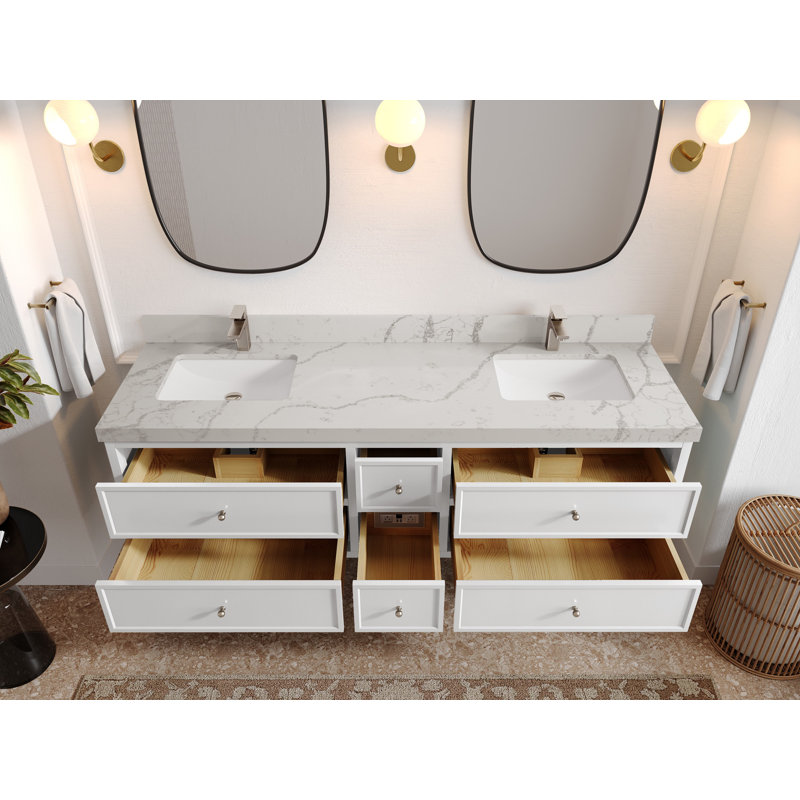 Meuble-lavabo double 72 po Roswell, Venatino