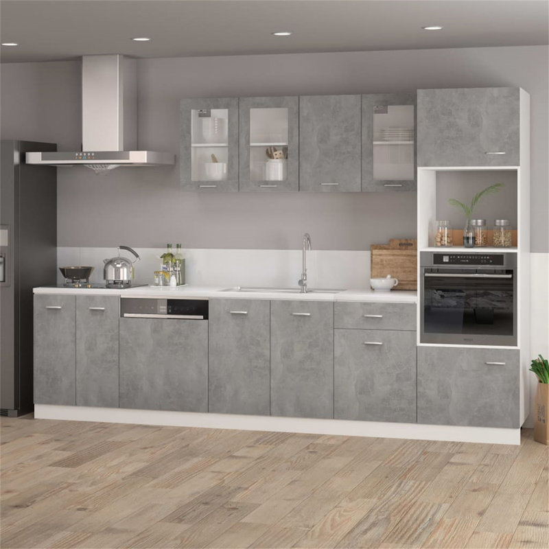 Drawer Base Cabinet 40X46x81.5 Cm, Grey