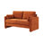 58.66'' 2-Seater High Knit Fabric Sofa with Toss Pillows – Solid Wood Frame 600 Lbs Capacity for Living Rooms, Apartments, Office-528094125
