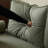 78.74" Green Polyester Standard Sofabed cushion couch