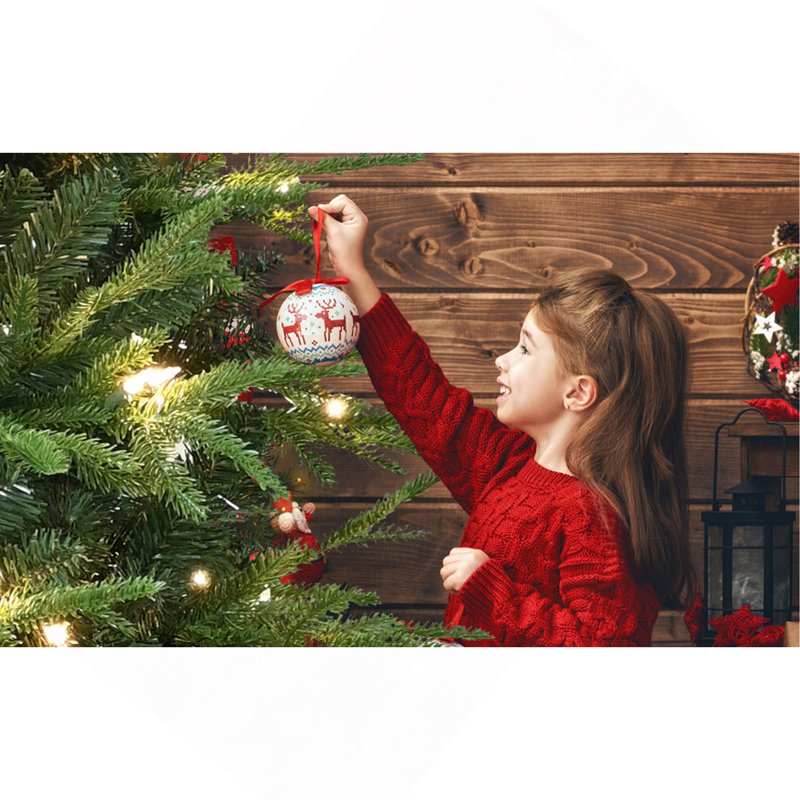 Arbre de Noël artificiel en PE et PVC de 4 pi, 856 pointes de branches réalistes, support en métal à charnières pour une installation facile, arbre de Noël vert pour la maison et le bureau