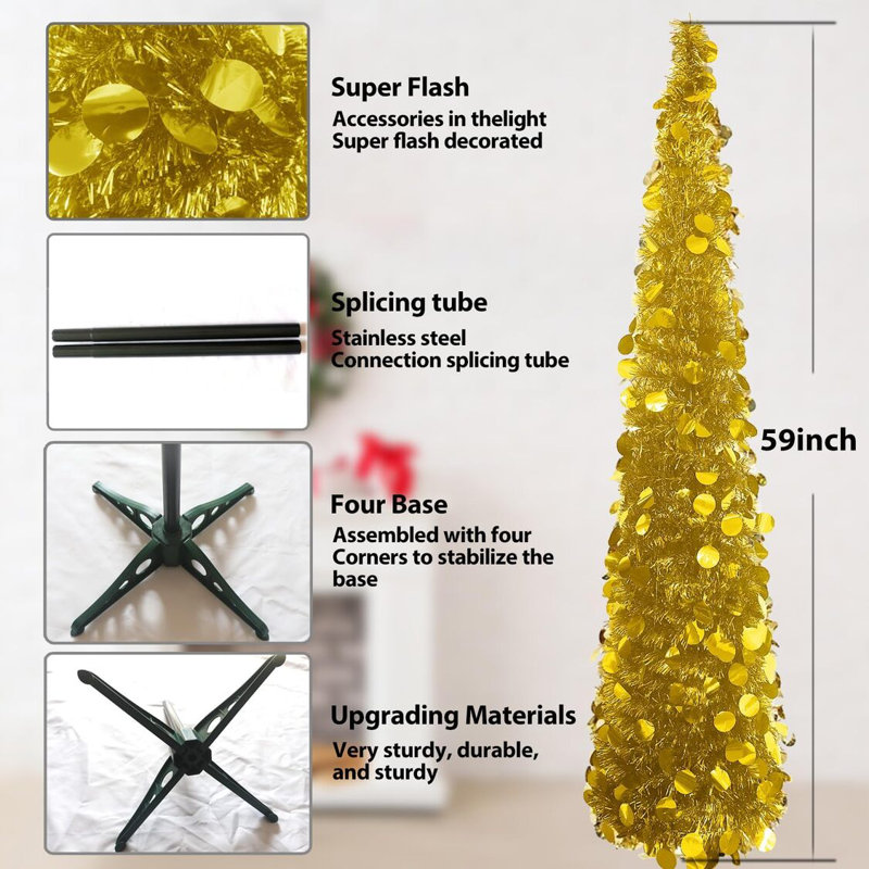 4.92' H Artificial Christmas Tree
