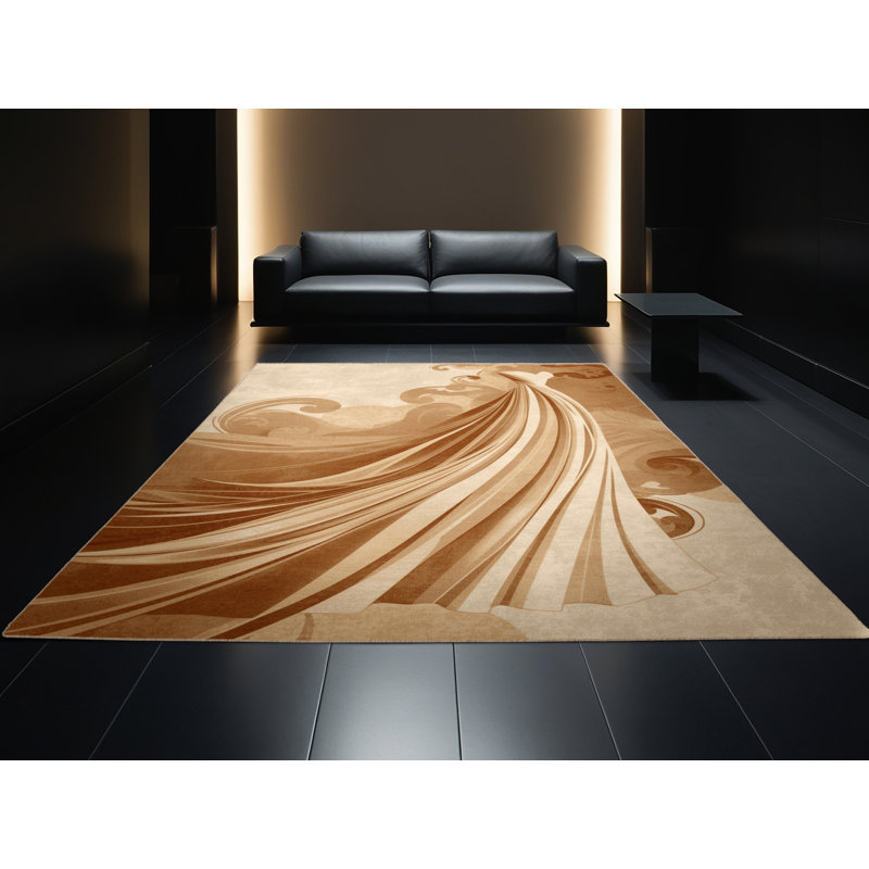 Tapis doux et moelleux de couleur unie Cortland, 6 x 9