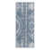 Bonnetta Geometric Machine Woven Polypropylene Indoor / Outdoor Area Rug in Blue/Ivory