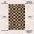 Nigel Modern Farmhouse Woven Jute Checkerboard Natural/Black Rug-154003480