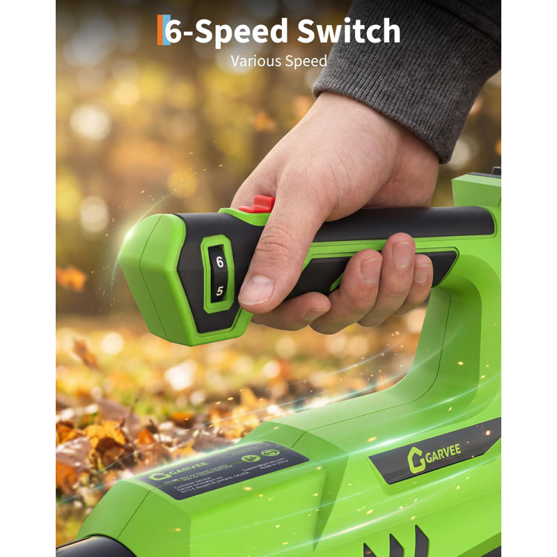 20V Wireless Leaf Blower & String Trimmer Combo, 12" Adjustable Weed Wacker, 550CFM 130MPH