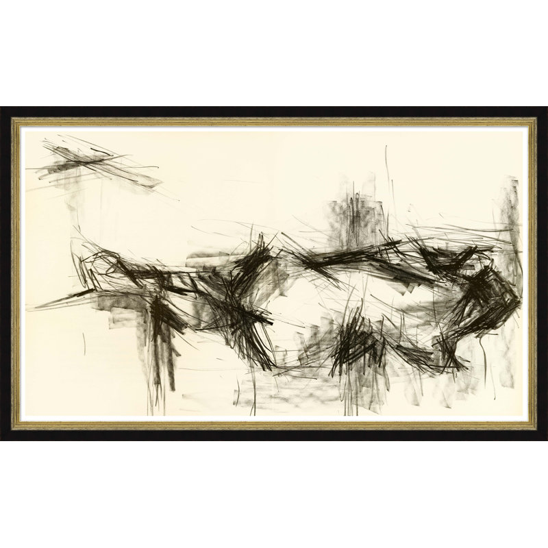 Repose I - Peinture encadrée sur papier