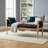 Calla Classic Tufted Upholstered Bench With Curved Arms And Solid Wood Frame-119625523