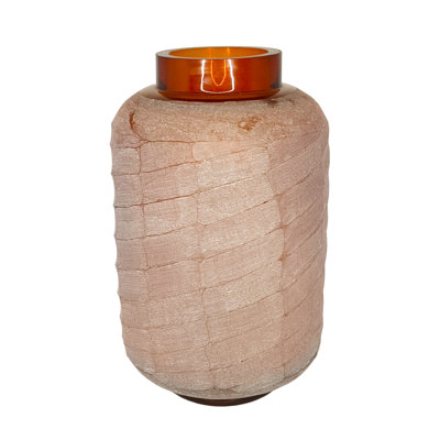 Vase en verre D6.5X10.5 "