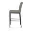 Tabouret de bar et de comptoir rembourré avec base en métal Fellman-29848652-62238927-62238928