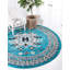 Tapis turquoise Adonnis-40286019