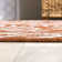 Carnearney Nevis Palm Frond Orange/Cream Indoor/Outdoor Rug