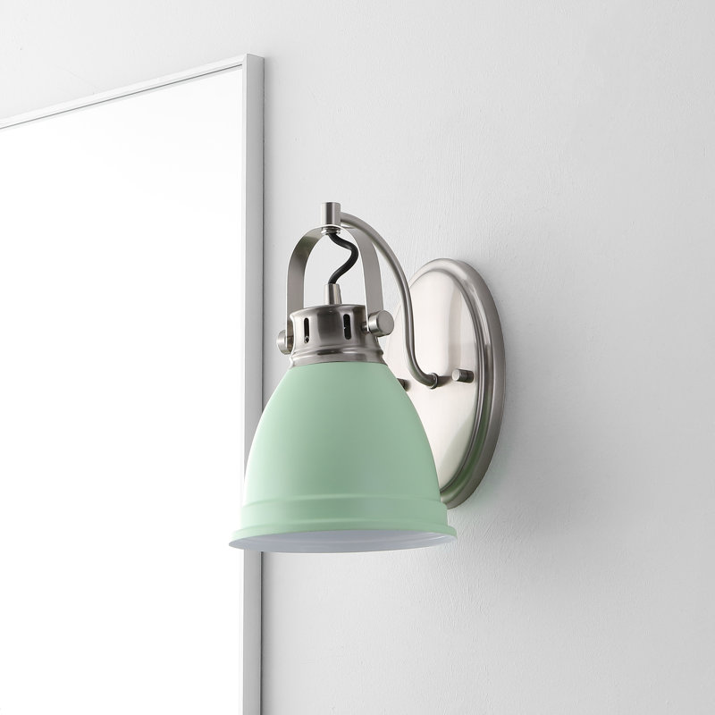  Éclairage pour meuble-lavabo Lejuan, Vert menthe, Nickel, 1