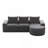Chenille Fabric Sectional Sofa,No Assembly Required-1371761935