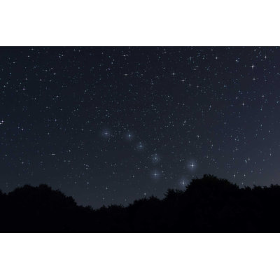 Nuit étoilée - photographie sur toile tendue