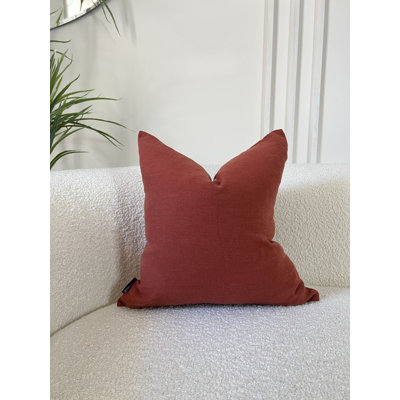 Housse de coussin en lin