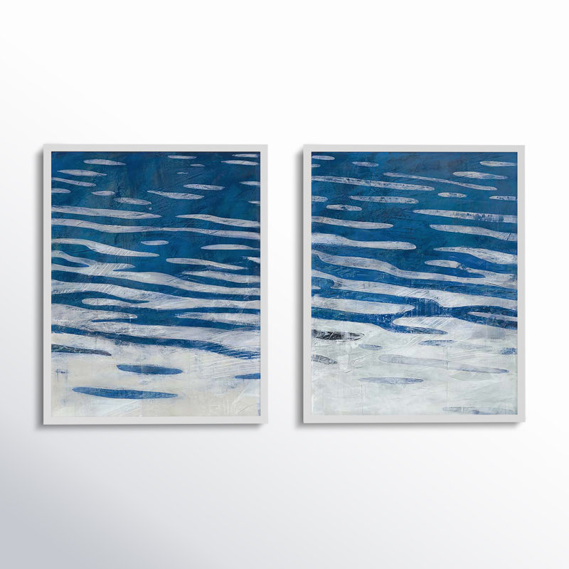 Oceanview By Ivo Stoyanov by Ivo Stoyanov, 20" H x 32" W x 1.25" D, White Framed