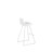Upholstered Counter Stool with Metal Frame-40925050-49090737-40167936