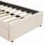 Lit plateforme tapissier Teddy-270912731